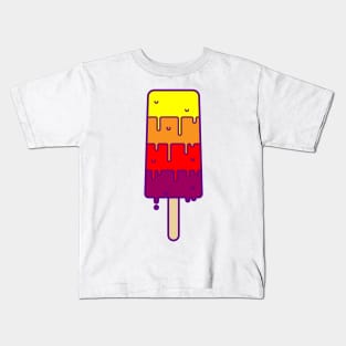 Dripping Ice Lolly / Popsicle Kids T-Shirt